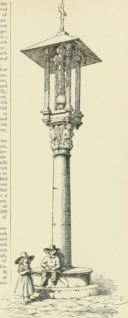 An illustration from A dictionary of architecture and building : biographical, historical, and descriptive, 1902, leaf 507