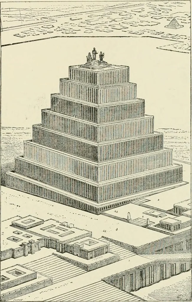 An illustration from A dictionary of architecture and building : biographical, historical, and descriptive, 1902, leaf 513