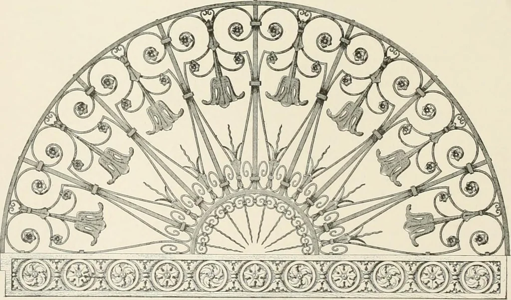 An illustration from A dictionary of architecture and building : biographical, historical, and descriptive, 1902, leaf 520