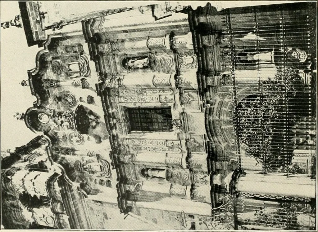 An illustration from A dictionary of architecture and building : biographical, historical, and descriptive, 1902, leaf 524