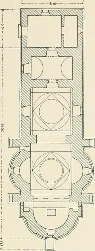 An illustration from A dictionary of architecture and building : biographical, historical, and descriptive, 1902, leaf 538