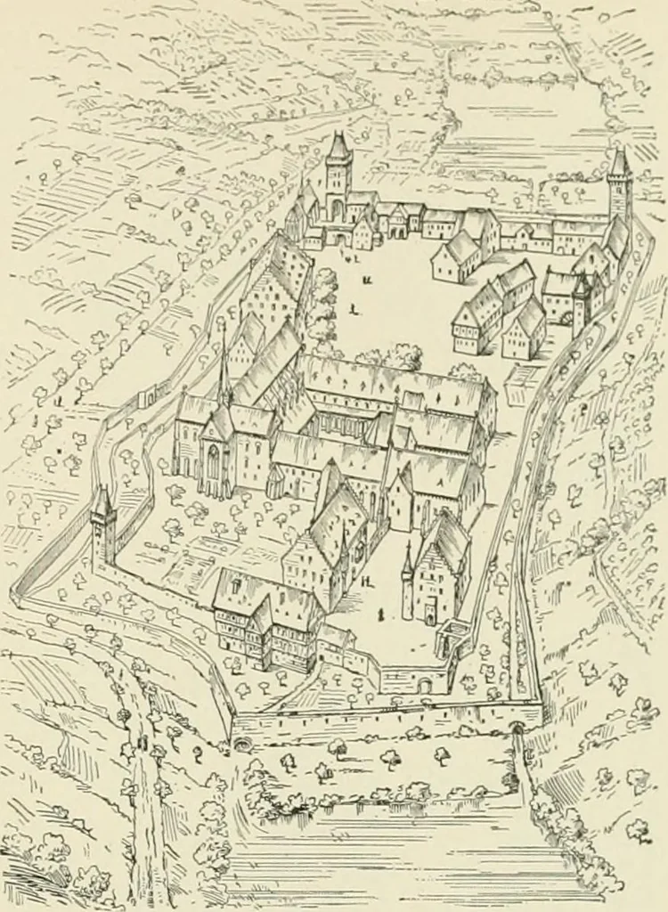 An illustration from A dictionary of architecture and building : biographical, historical, and descriptive, 1902, leaf 541