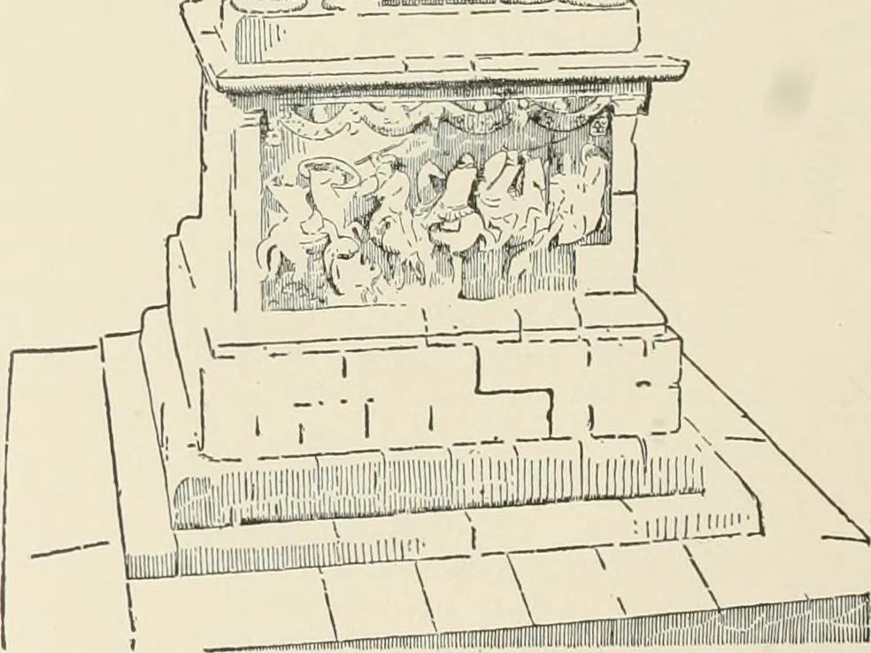An illustration from A dictionary of architecture and building : biographical, historical, and descriptive, 1902, leaf 548