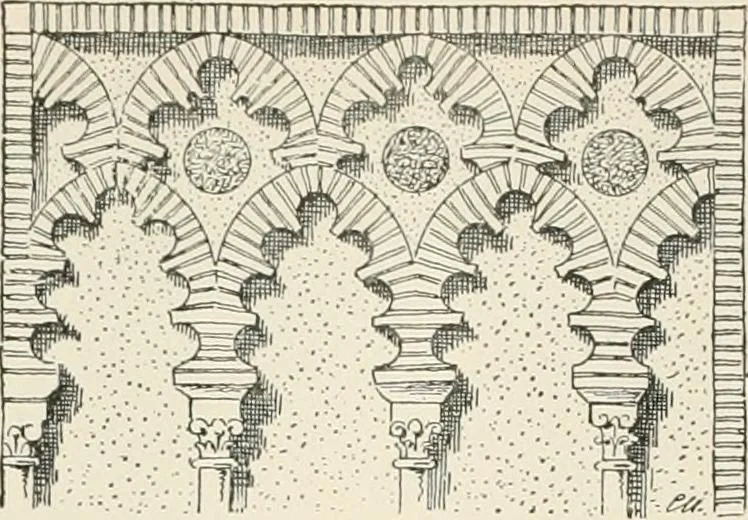An illustration from A dictionary of architecture and building : biographical, historical, and descriptive, 1902, leaf 552