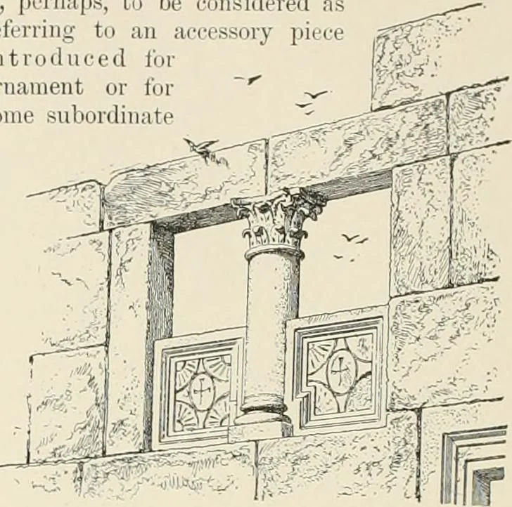 An illustration from A dictionary of architecture and building : biographical, historical, and descriptive, 1902, leaf 570