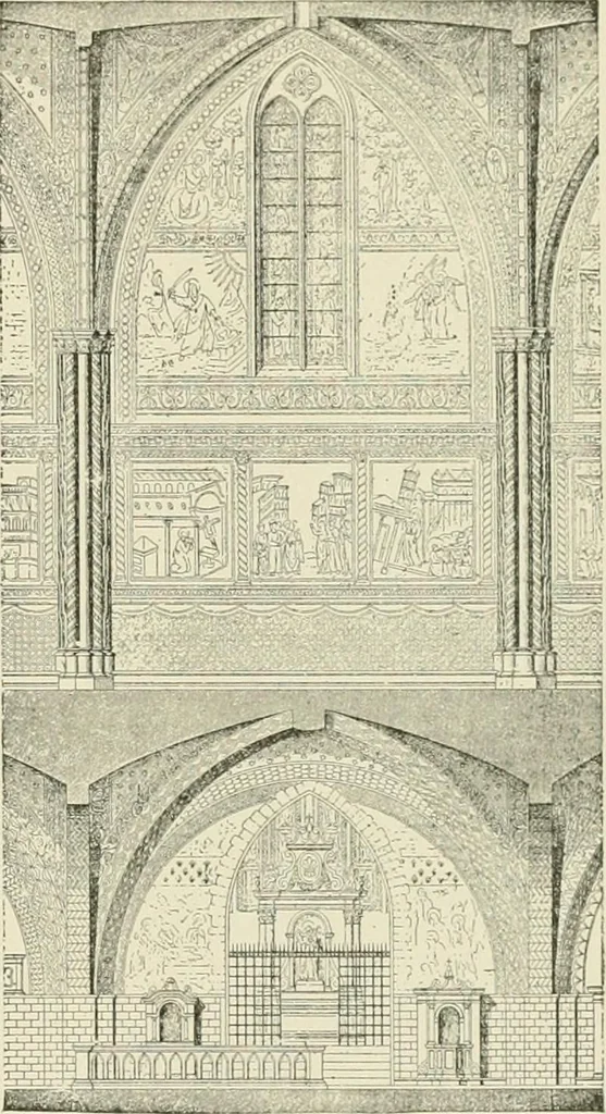 An illustration from A dictionary of architecture and building : biographical, historical, and descriptive, 1902, leaf 575