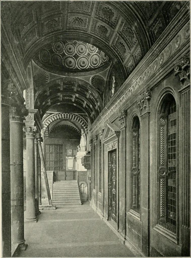 An illustration from A dictionary of architecture and building : biographical, historical, and descriptive, 1902, leaf 588