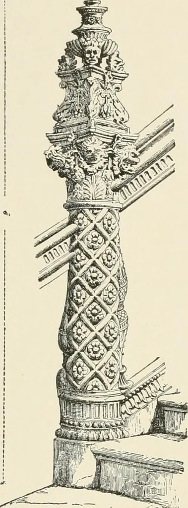 An illustration from A dictionary of architecture and building : biographical, historical, and descriptive, 1902, leaf 600