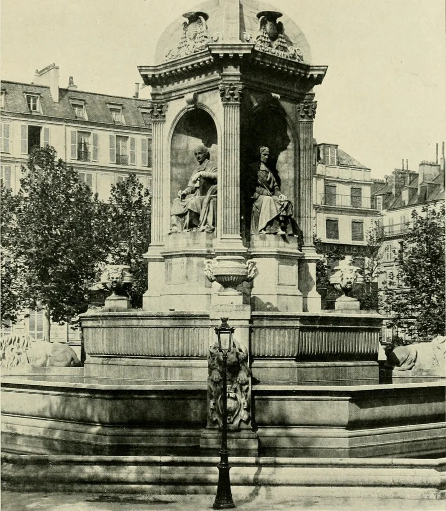 An illustration from A dictionary of architecture and building : biographical, historical, and descriptive, 1902, leaf 61
