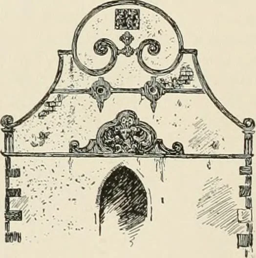 An illustration from A dictionary of architecture and building : biographical, historical, and descriptive, 1902, leaf 66