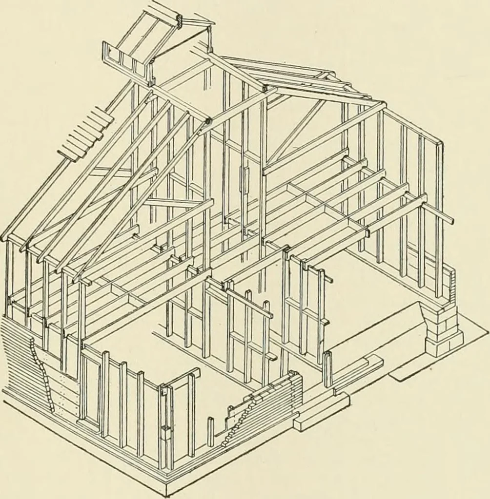 An illustration from A dictionary of architecture and building : biographical, historical, and descriptive, 1902, leaf 67