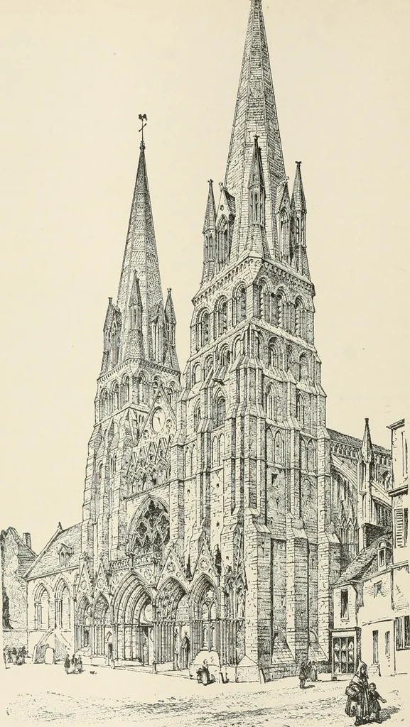An illustration from A dictionary of architecture and building : biographical, historical, and descriptive, 1902, leaf 82