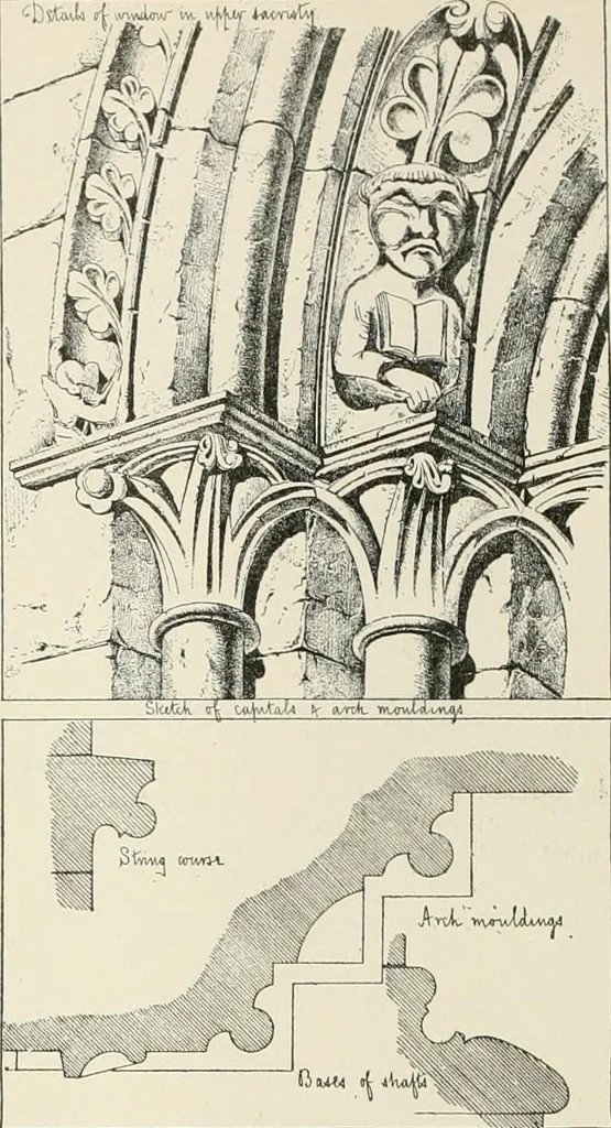 An illustration from A dictionary of architecture and building : biographical, historical, and descriptive, 1902, leaf 84