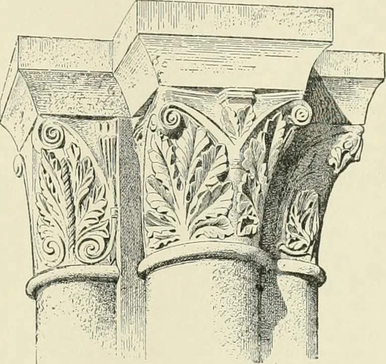 An illustration from A dictionary of architecture and building : biographical, historical, and descriptive, 1902, leaf 93