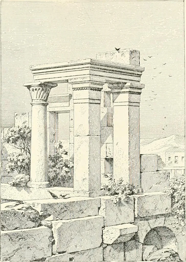 An illustration from A dictionary of architecture and building : biographical, historical, and descriptive, 1902, leaf 102