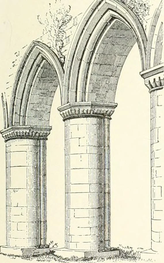 An illustration from A dictionary of architecture and building : biographical, historical, and descriptive, 1902, leaf 102