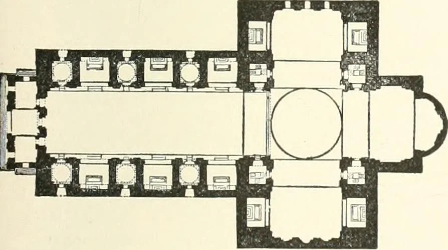 An illustration from A dictionary of architecture and building : biographical, historical, and descriptive, 1902, leaf 110