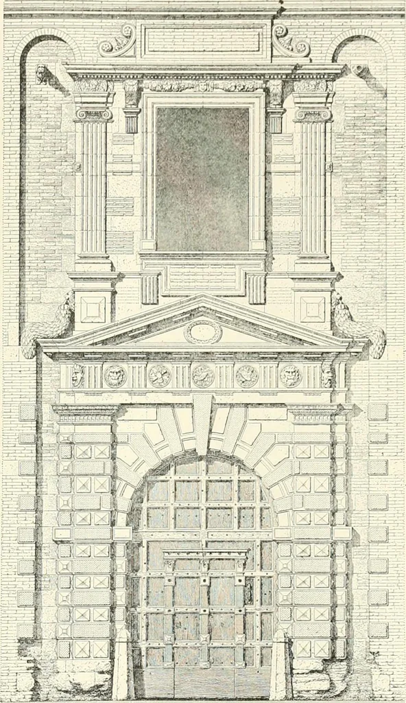 An illustration from A dictionary of architecture and building : biographical, historical, and descriptive, 1902, leaf 130
