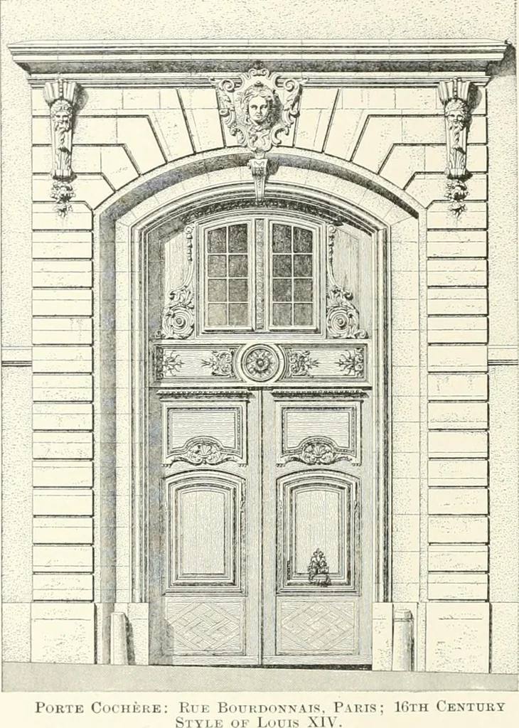 An illustration from A dictionary of architecture and building : biographical, historical, and descriptive, 1902, leaf 131