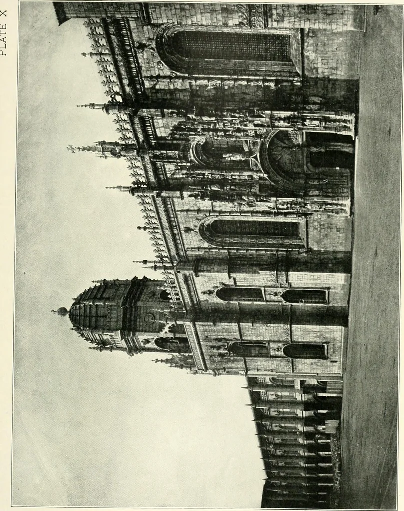 An illustration from A dictionary of architecture and building : biographical, historical, and descriptive, 1902, leaf 132