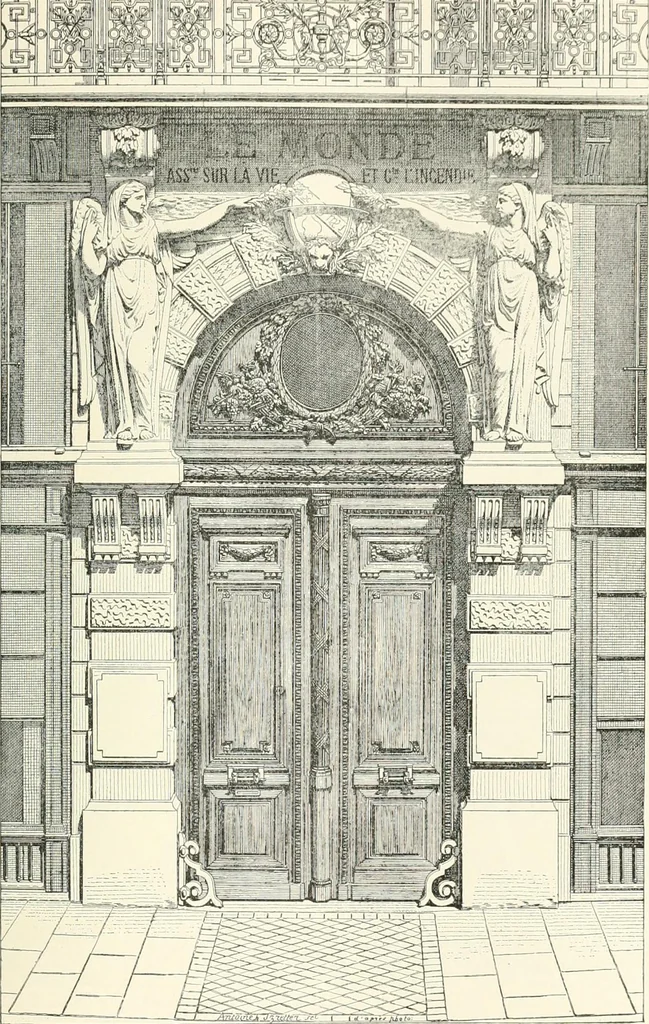 An illustration from A dictionary of architecture and building : biographical, historical, and descriptive, 1902, leaf 134
