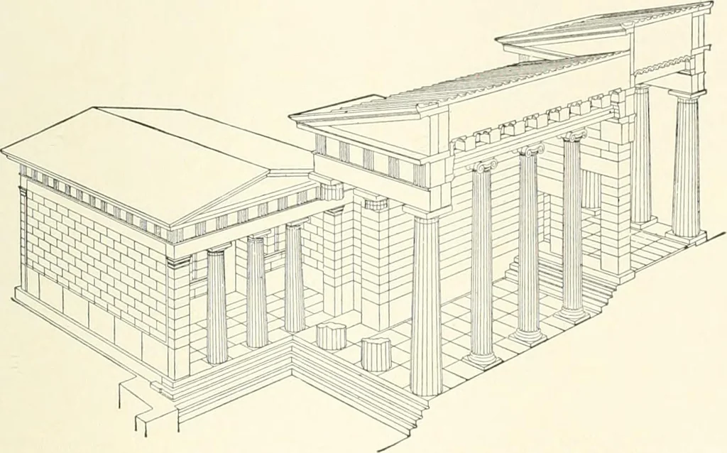 An illustration from A dictionary of architecture and building : biographical, historical, and descriptive, 1902, leaf 154
