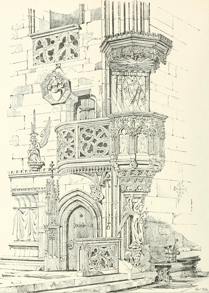 An illustration from A dictionary of architecture and building : biographical, historical, and descriptive, 1902, leaf 161