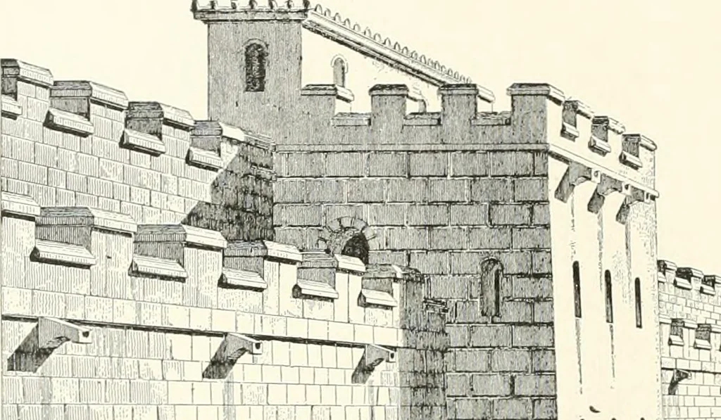 An illustration from A dictionary of architecture and building : biographical, historical, and descriptive, 1902, leaf 171