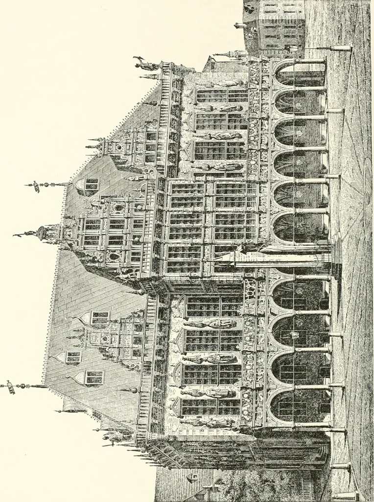 An illustration from A dictionary of architecture and building : biographical, historical, and descriptive, 1902, leaf 173