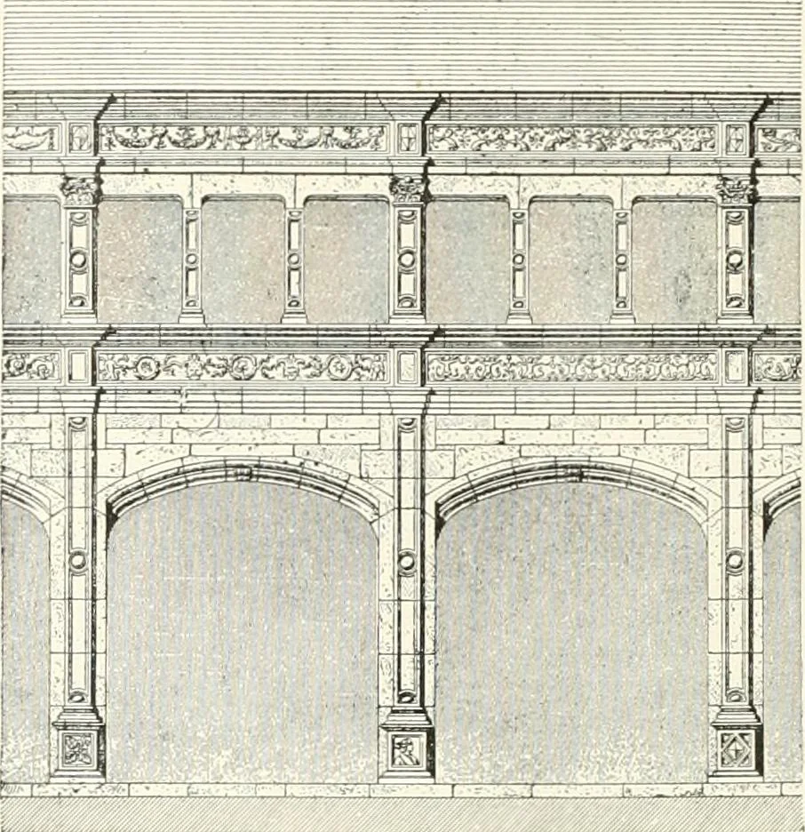 An illustration from A dictionary of architecture and building : biographical, historical, and descriptive, 1902, leaf 183