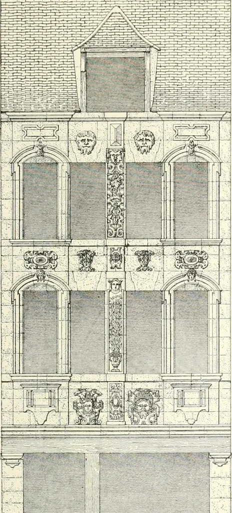 An illustration from A dictionary of architecture and building : biographical, historical, and descriptive, 1902, leaf 184