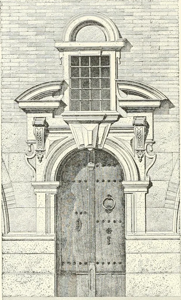 An illustration from A dictionary of architecture and building : biographical, historical, and descriptive, 1902, leaf 199