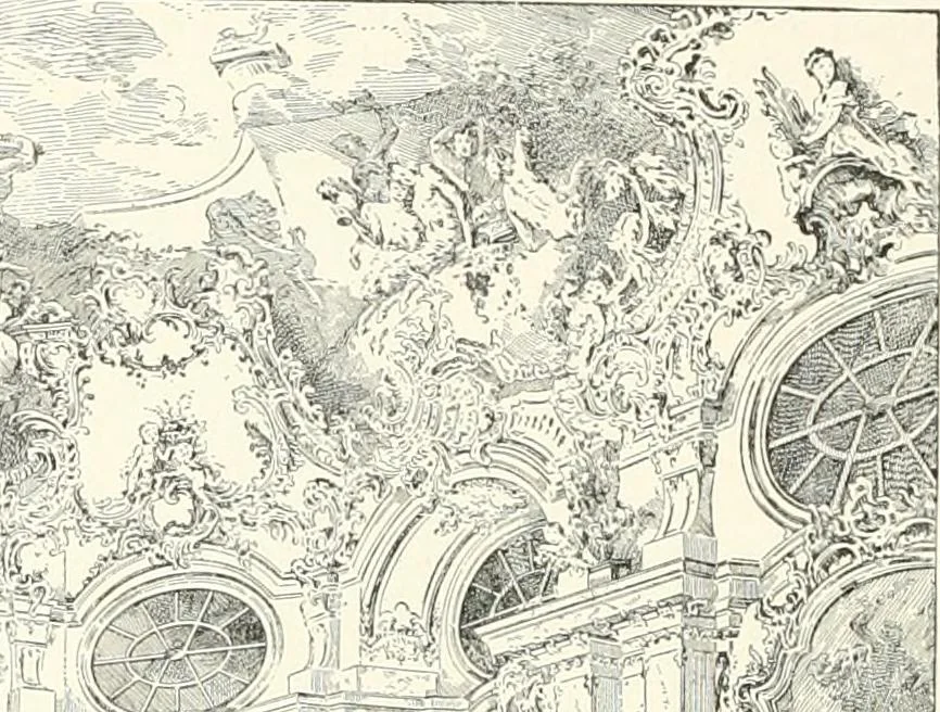 An illustration from A dictionary of architecture and building : biographical, historical, and descriptive, 1902, leaf 201