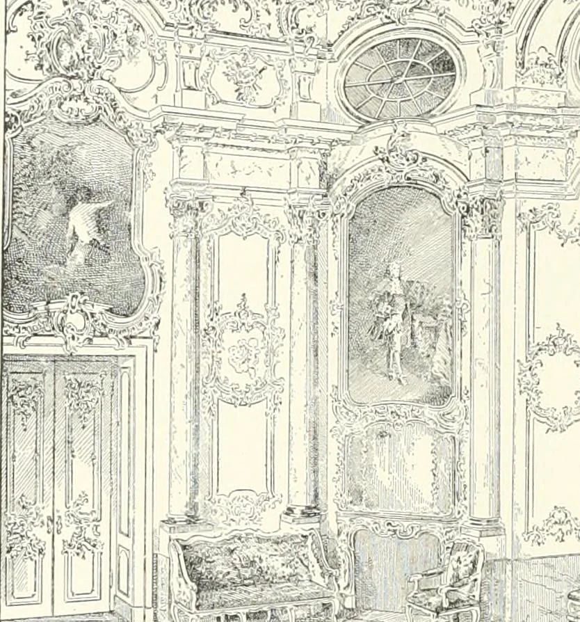 An illustration from A dictionary of architecture and building : biographical, historical, and descriptive, 1902, leaf 201