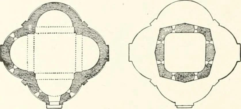 An illustration from A dictionary of architecture and building : biographical, historical, and descriptive, 1902, leaf 203