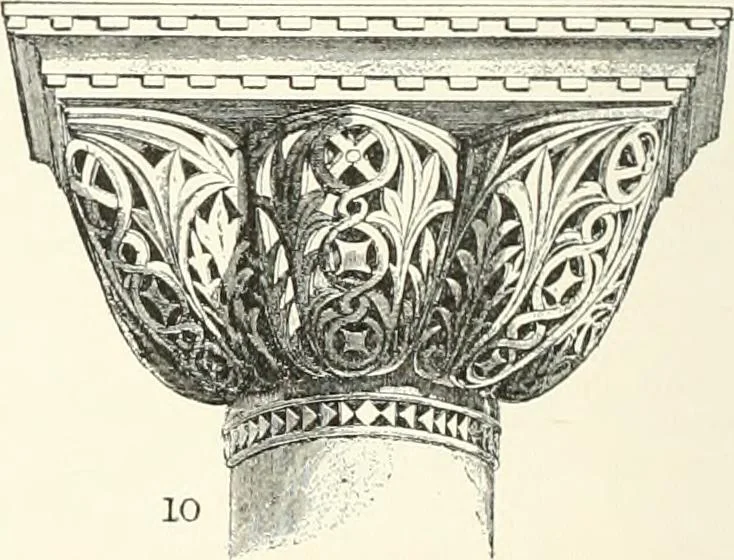 An illustration from A dictionary of architecture and building : biographical, historical, and descriptive, 1902, leaf 203