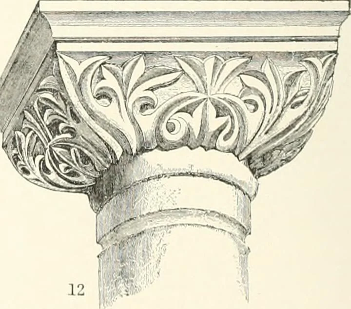An illustration from A dictionary of architecture and building : biographical, historical, and descriptive, 1902, leaf 203