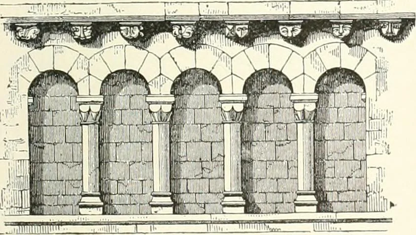 An illustration from A dictionary of architecture and building : biographical, historical, and descriptive, 1902, leaf 204