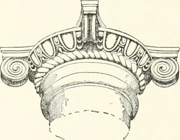 An illustration from A dictionary of architecture and building : biographical, historical, and descriptive, 1902, leaf 215
