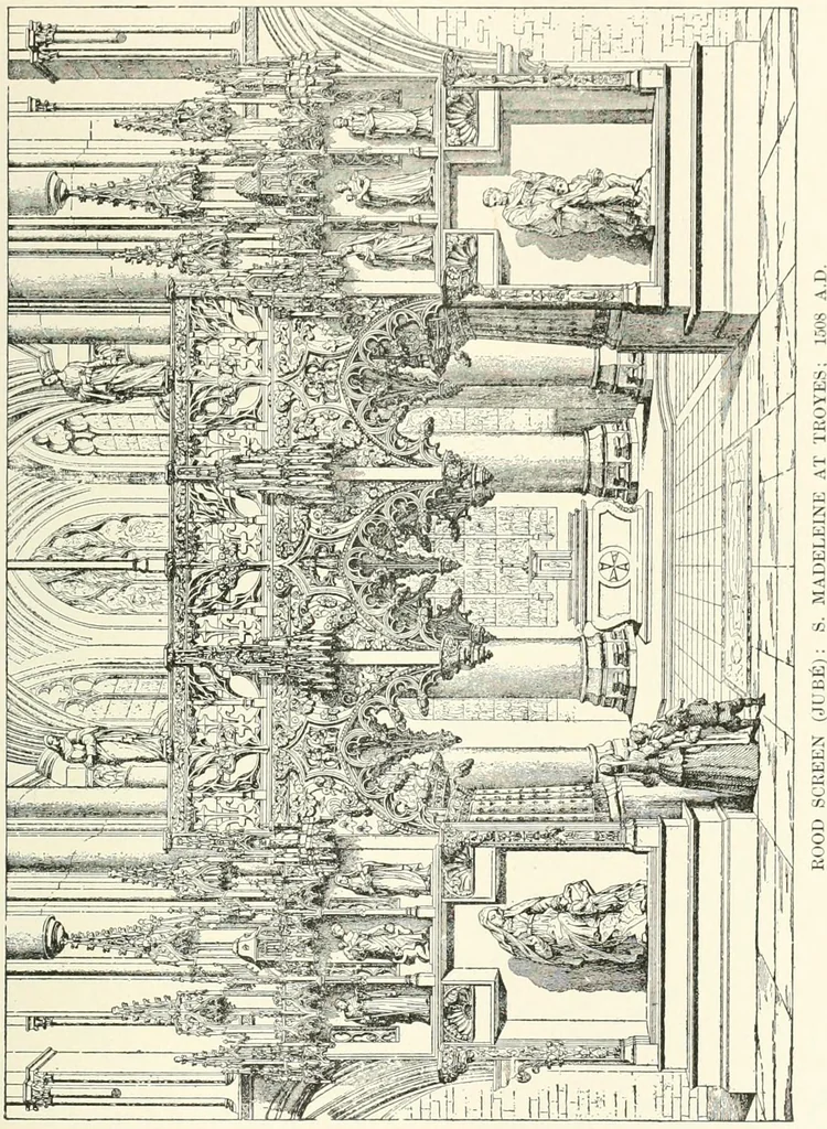 An illustration from A dictionary of architecture and building : biographical, historical, and descriptive, 1902, leaf 222