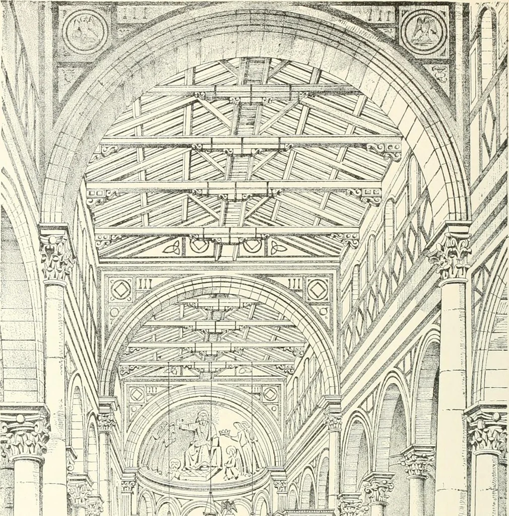 An illustration from A dictionary of architecture and building : biographical, historical, and descriptive, 1902, leaf 225