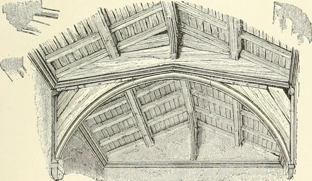 An illustration from A dictionary of architecture and building : biographical, historical, and descriptive, 1902, leaf 228