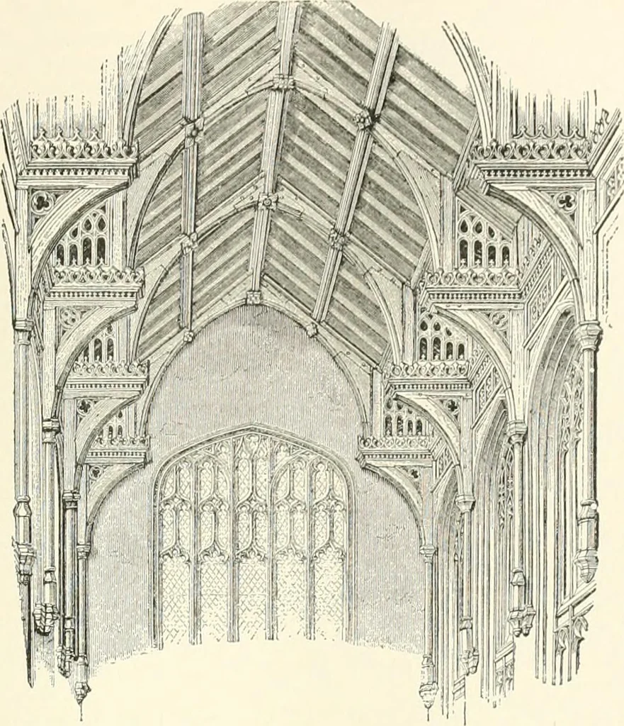 An illustration from A dictionary of architecture and building : biographical, historical, and descriptive, 1902, leaf 230