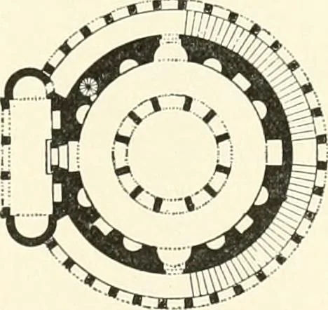 An illustration from A dictionary of architecture and building : biographical, historical, and descriptive, 1902, leaf 232