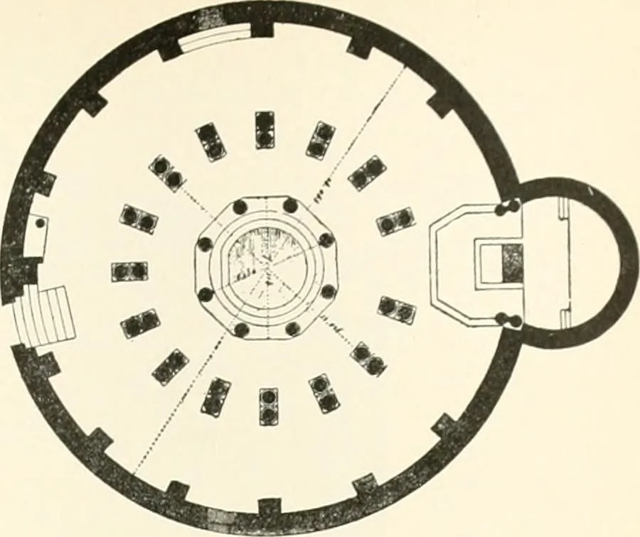 An illustration from A dictionary of architecture and building : biographical, historical, and descriptive, 1902, leaf 234