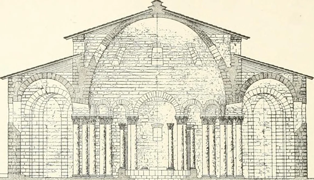 An illustration from A dictionary of architecture and building : biographical, historical, and descriptive, 1902, leaf 235