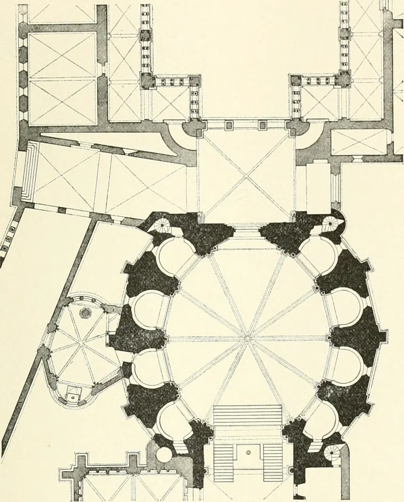 An illustration from A dictionary of architecture and building : biographical, historical, and descriptive, 1902, leaf 236