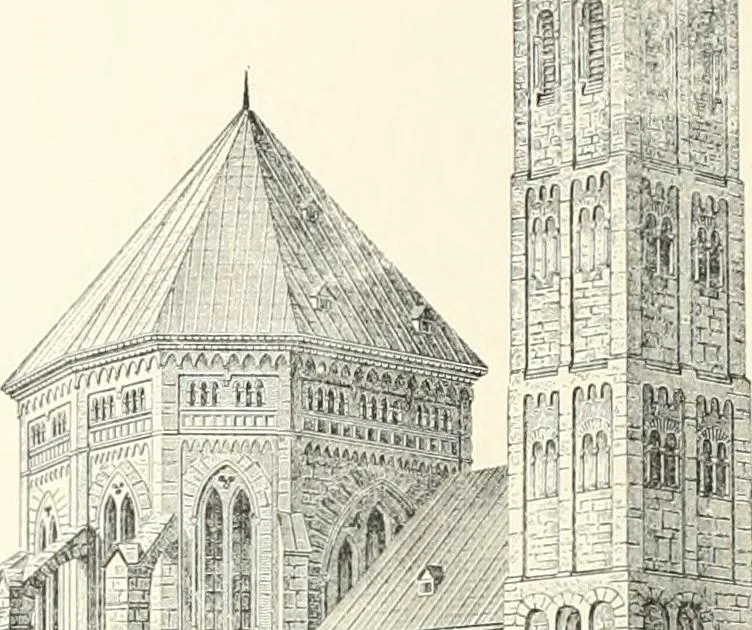 An illustration from A dictionary of architecture and building : biographical, historical, and descriptive, 1902, leaf 237