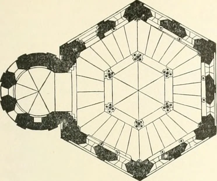 An illustration from A dictionary of architecture and building : biographical, historical, and descriptive, 1902, leaf 238