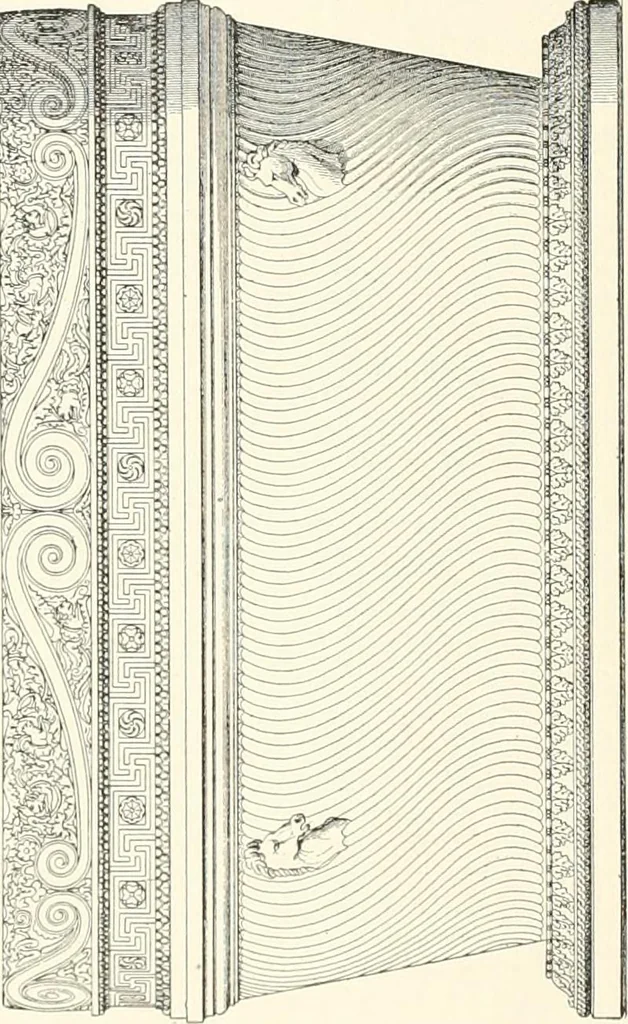 An illustration from A dictionary of architecture and building : biographical, historical, and descriptive, 1902, leaf 253